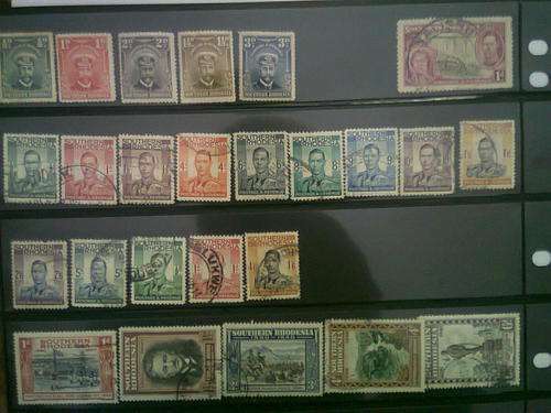 Southern Rhodesia selection. 1924 KG V mint/1937 KG VI def. used/1940 BSAC jubilee
